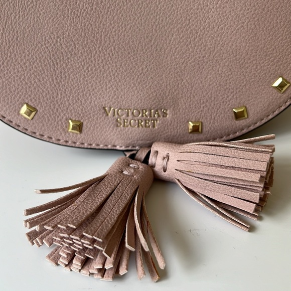 NWT Victoria's Secret Studden Adjustable Strap Dusty Rose Pink Crossbody Bag - Picture 2 of 12